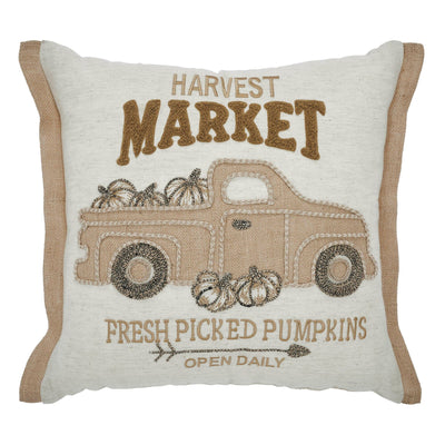 Harvest Market Fresh Picked Pillow 18x18" - Primitive Star Quilt Shop