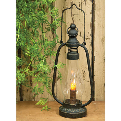 Black Taper Candle Lantern - Primitive Star Quilt Shop