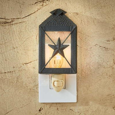 Blackstone Lamp Night Light - Primitive Star Quilt Shop