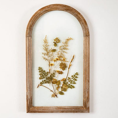 Pressed Botanicals Arched Wall Decor - Primitive Star Quilt Shop