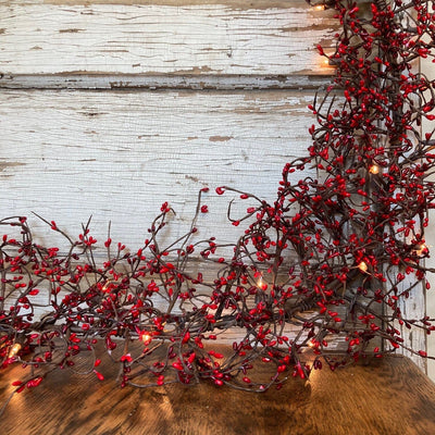 Buy Pip Berry Garland with Lights, 5.5 Ft Grapevine Garland with Green  Berries, 100 LED Lights, Fall Lighted Garland Decor, Battery Operated  Christmas Garlands Fireplace Mantel Decorations Online at desertcartNorway
