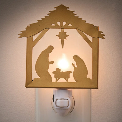 Nativity Night Light - Primitive Star Quilt Shop