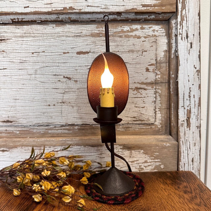 Tin shops Star Primitive Lamp (w/candle light)