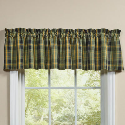 Willow Lane Plaid Valance 72" - Primitive Star Quilt Shop