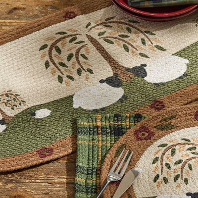 Willow and Sheep Table Runner