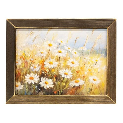 Sunlit Daisies Framed Print - 16x12" - Primitive Star Quilt Shop