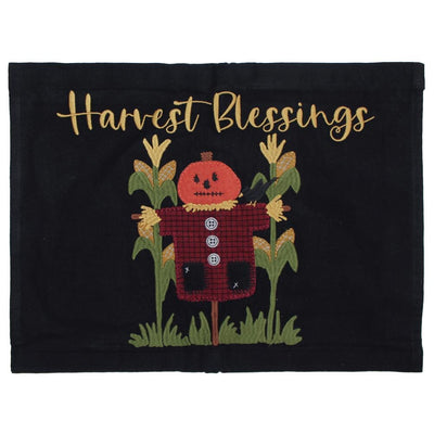 "Harvest Blessings" Scarecrow Wall Hanging Wall Hanging Only- Primitive Star Quilt Shop