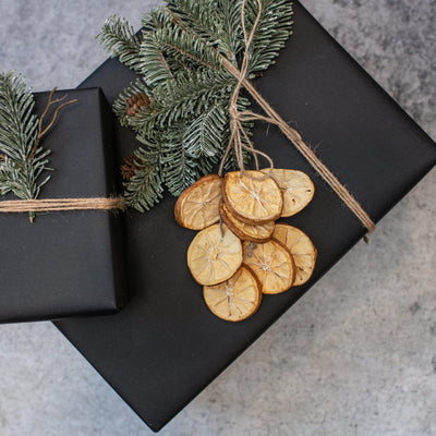 Orange Slices Hanging Ornament - Primitive Star Quilt Shop