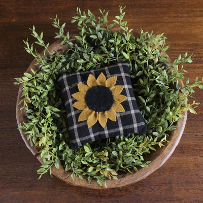 Sunflower Mini Pillow Bowl Filler - Primitive Star Quilt Shop