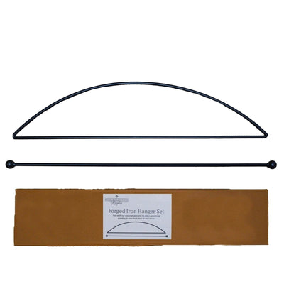 Forged Iron Arched Hanger Set - Primitive Star Quilt Shop