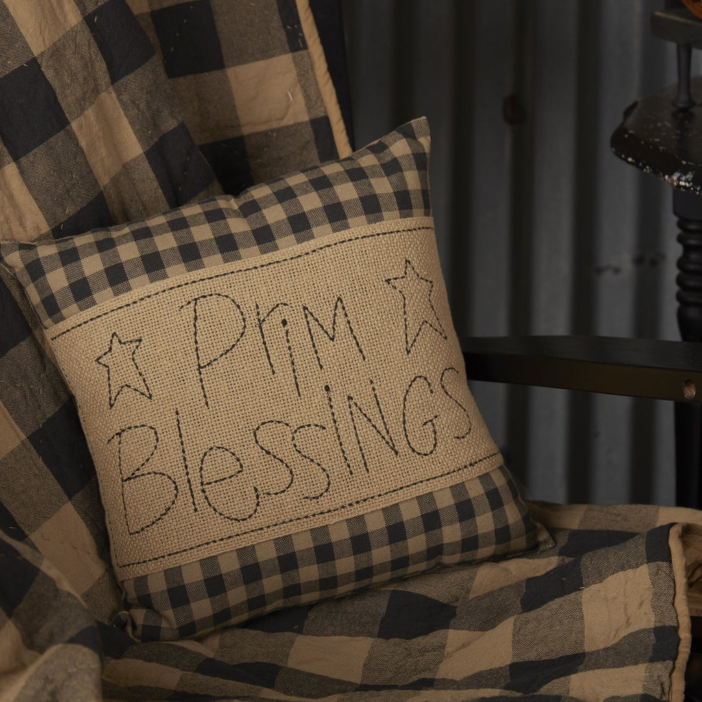 https://www.primitivestarquiltshop.com/cdn/shop/products/Black_Check_Prim_Blessings_Pillow_12x12_01_1024x1024.jpg?v=1571732072