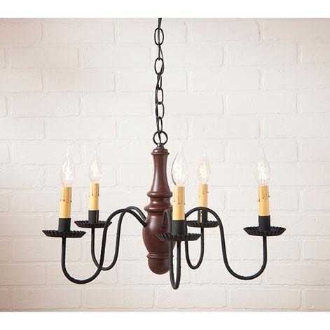 Lynchburg Sturbridge Series Wooden Chandelier in 2 COLORS